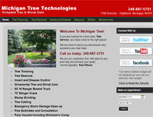 Tablet Screenshot of michigantreetechnologies.com